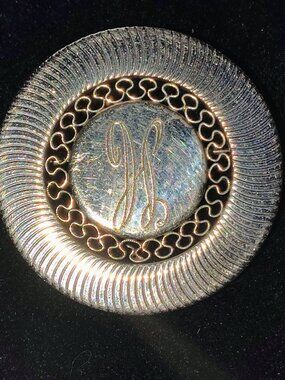 Vintage Winard 12K Gold‑Filled Monogram Brooch – 1940s–50s “H” Initial